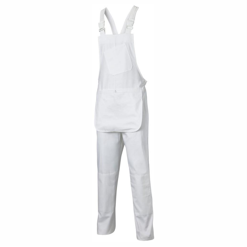 Dickies WD650 Painters Bib and Brace; White (WH); Extra Extra Large (XXL)(2XL)
