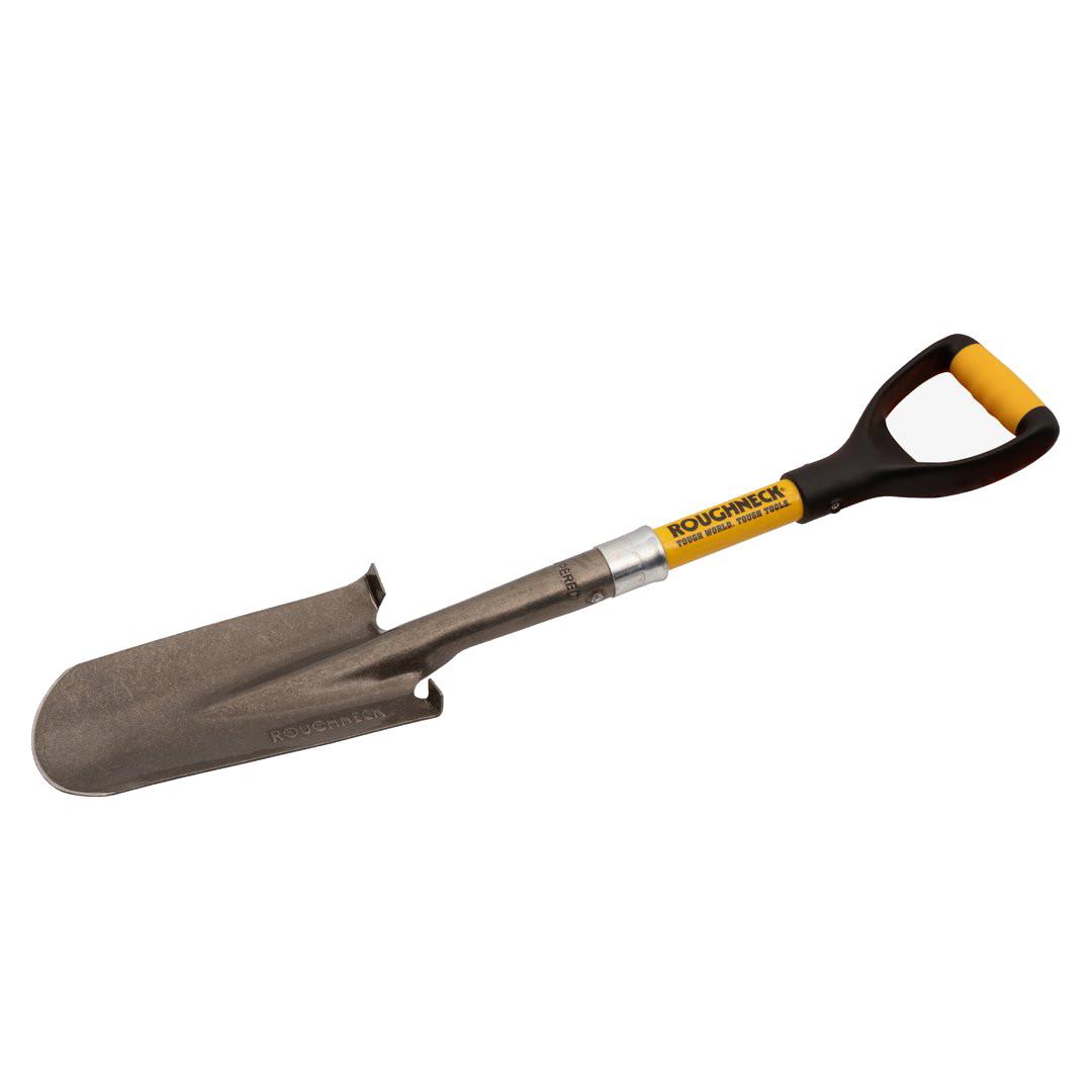 Roughneck 68-009 Micro Drainage Shovel; Fibreglass Shaft; D-Grip Handle; Overall Length 710mm (28