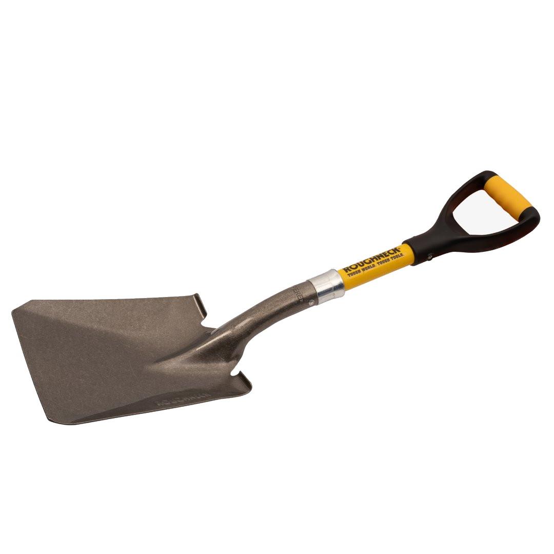 Roughneck 68-011 Micro Bulk Shovel; Fibreglass Shaft; D-Grip Handle; Overall Length 710mm (28