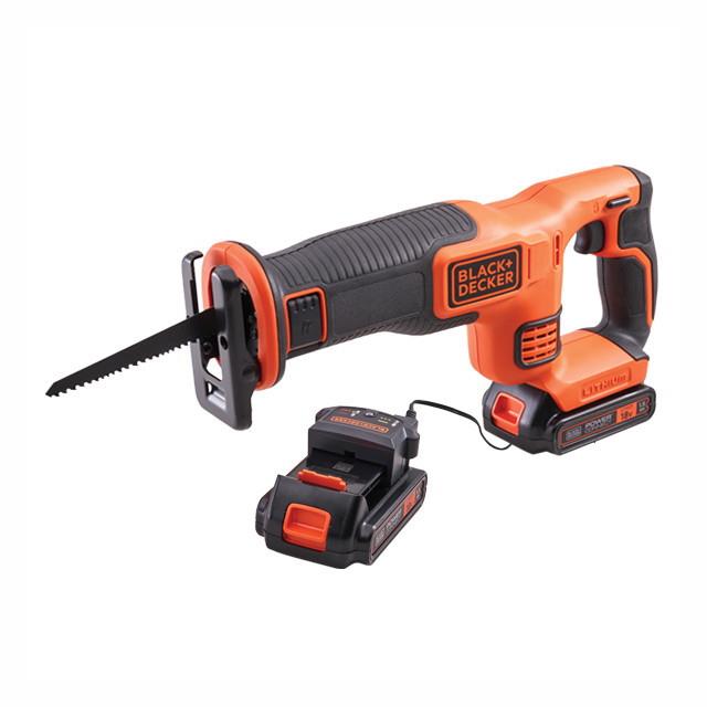 Black And Decker CR18NCI 18 Volt Reciprocating Saw; 1.5Ah Li-Ion Battery & Charger