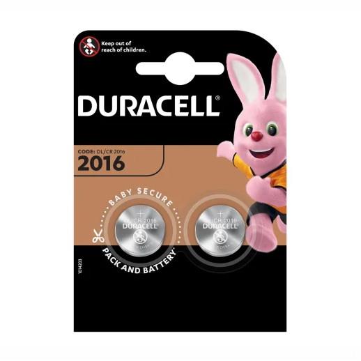 Duracell CR2016 Coin Lithium Battery; Pack (2)