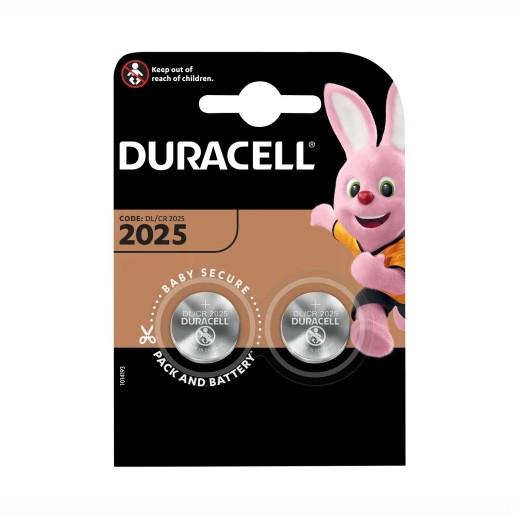 Duracell CR2025 Coin Lithium Battery; Pack (2)