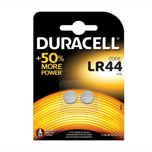 Duracell LR44 A76 Button Battery; Pack (2)