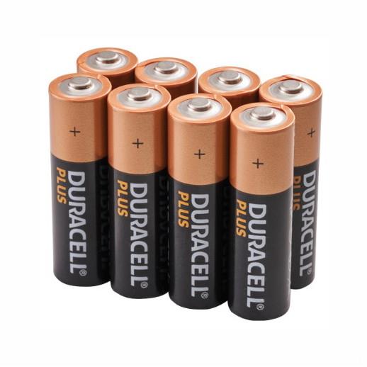 Duracell Plus Battery 'AA' Cell; Pack (8)