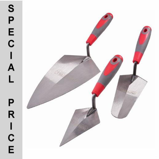 Faithfull SGTSET3 Soft Grip Trowel Set; 3 Piece