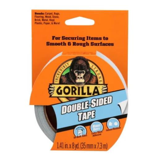 Gorilla 3044031 Double Sided Tape; 35mm x 7.3m