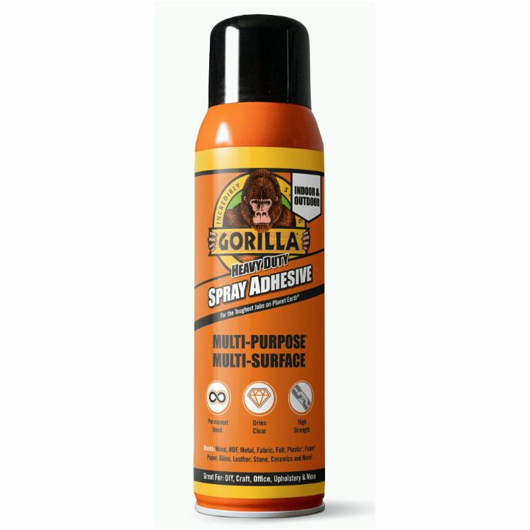 Gorilla 114953 Heavy Duty Spray Adhesive; 400ml