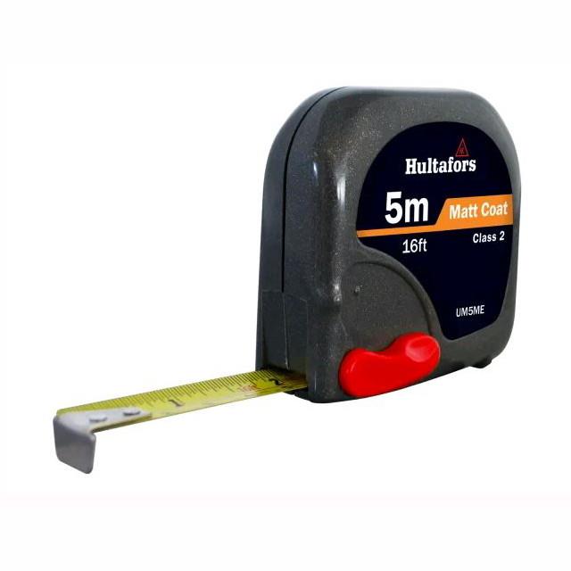 Hultafors 369113 UM5M Uni-Matic II Tape; 19mm Wide Blade; 5m (16ft); EC Class II Accuracy