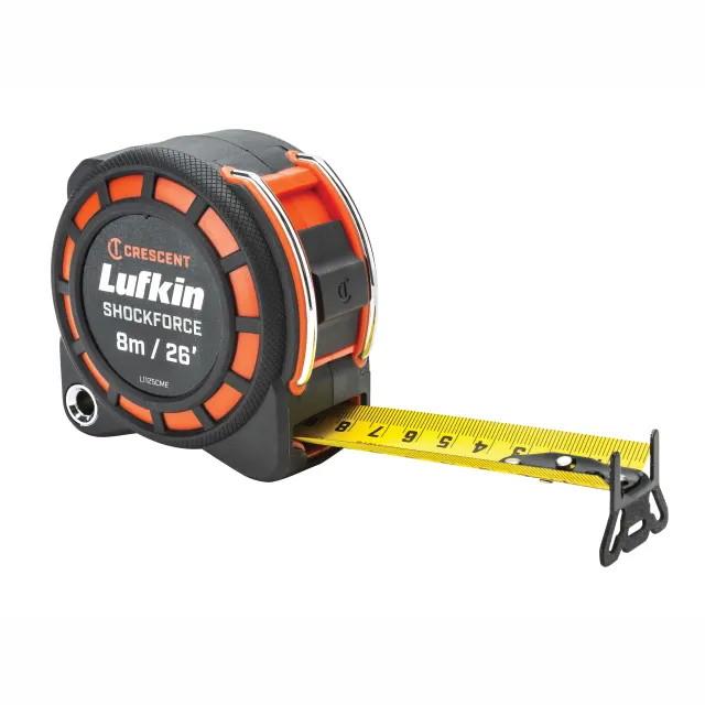 Lufkin SFDS826 Shockforce Double-Sided Tape; 8m (26ft); 30mm Wide Blade