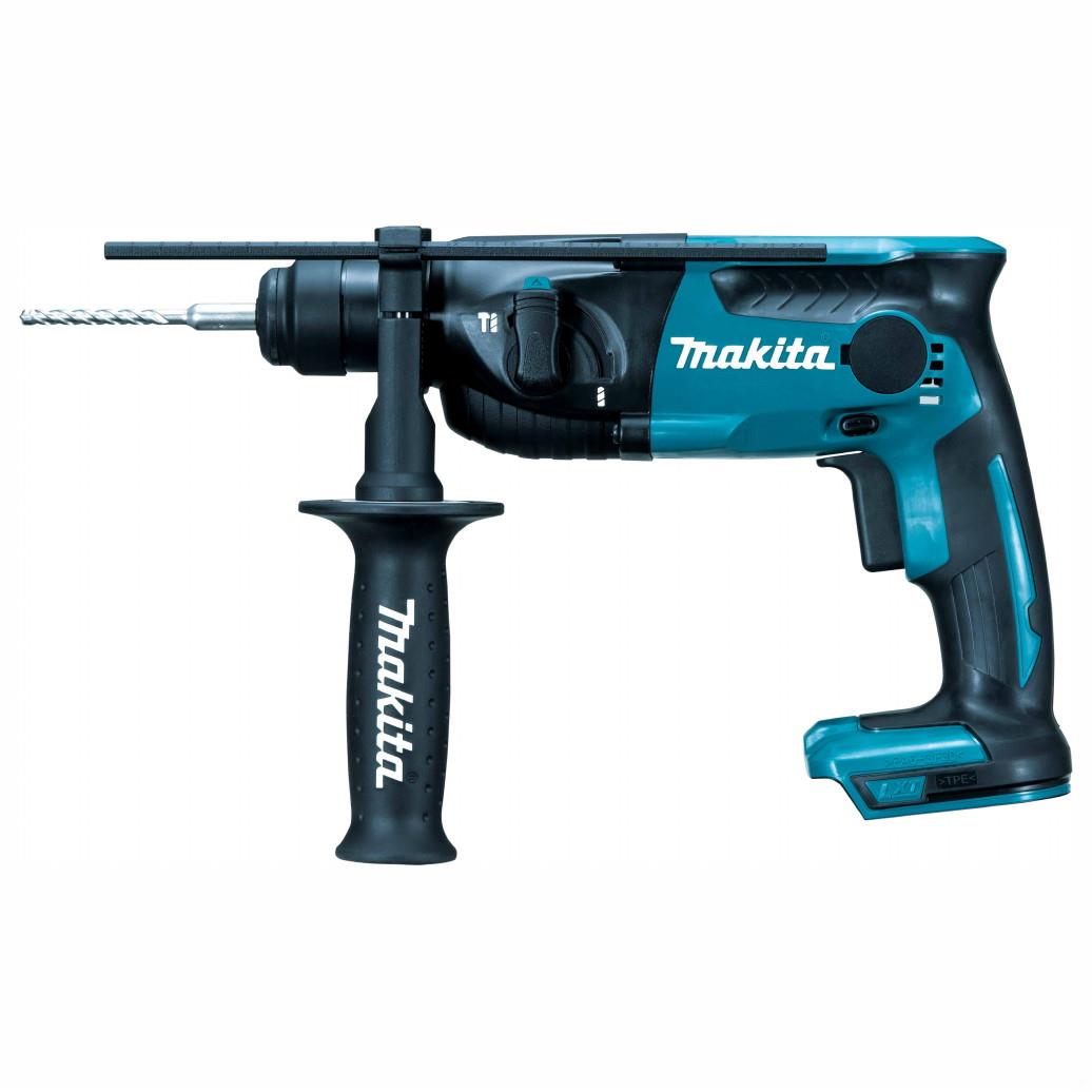 Makita DHR165ZJ LXT SDS+ Rotary Hammer Drill; 18 Volt; 16mm Max In Concrete; Makpac Case; Bare Unit (Body Only)