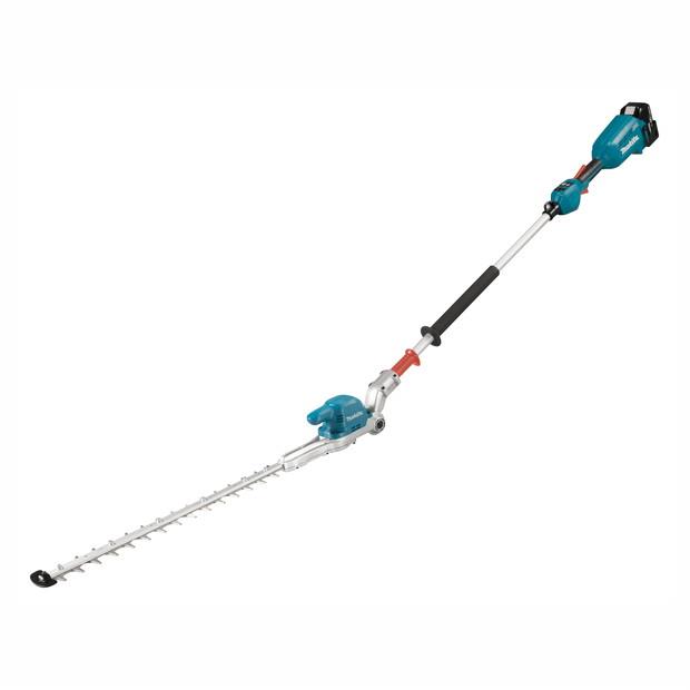 Makita DUN500WRTE 18 Volt LXT Brushless Pole Hedge Trimmer; 50 cm; 2 x 5.0Ah Li-ion Batteries & Charger