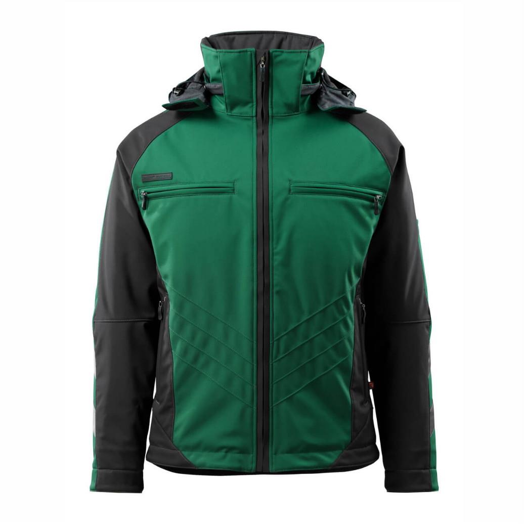 Mascot Unique Darmstadt Insulated Winter Jacket; 16002-149-0309; Green/Black (GN)(BK); Medium (M)