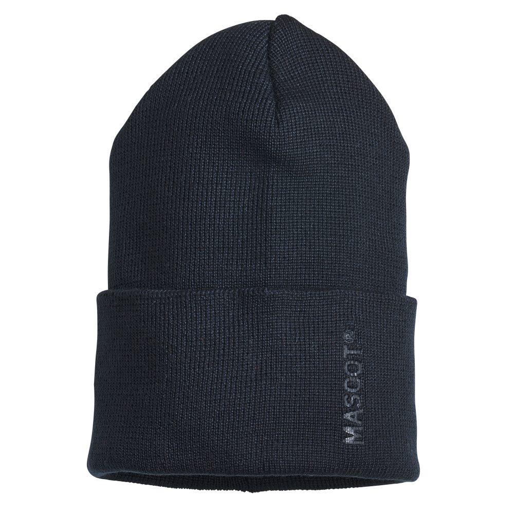 Mascot Complete Beanie Hat; 20650-610-010; Knitted; Dark Navy (DKNY)