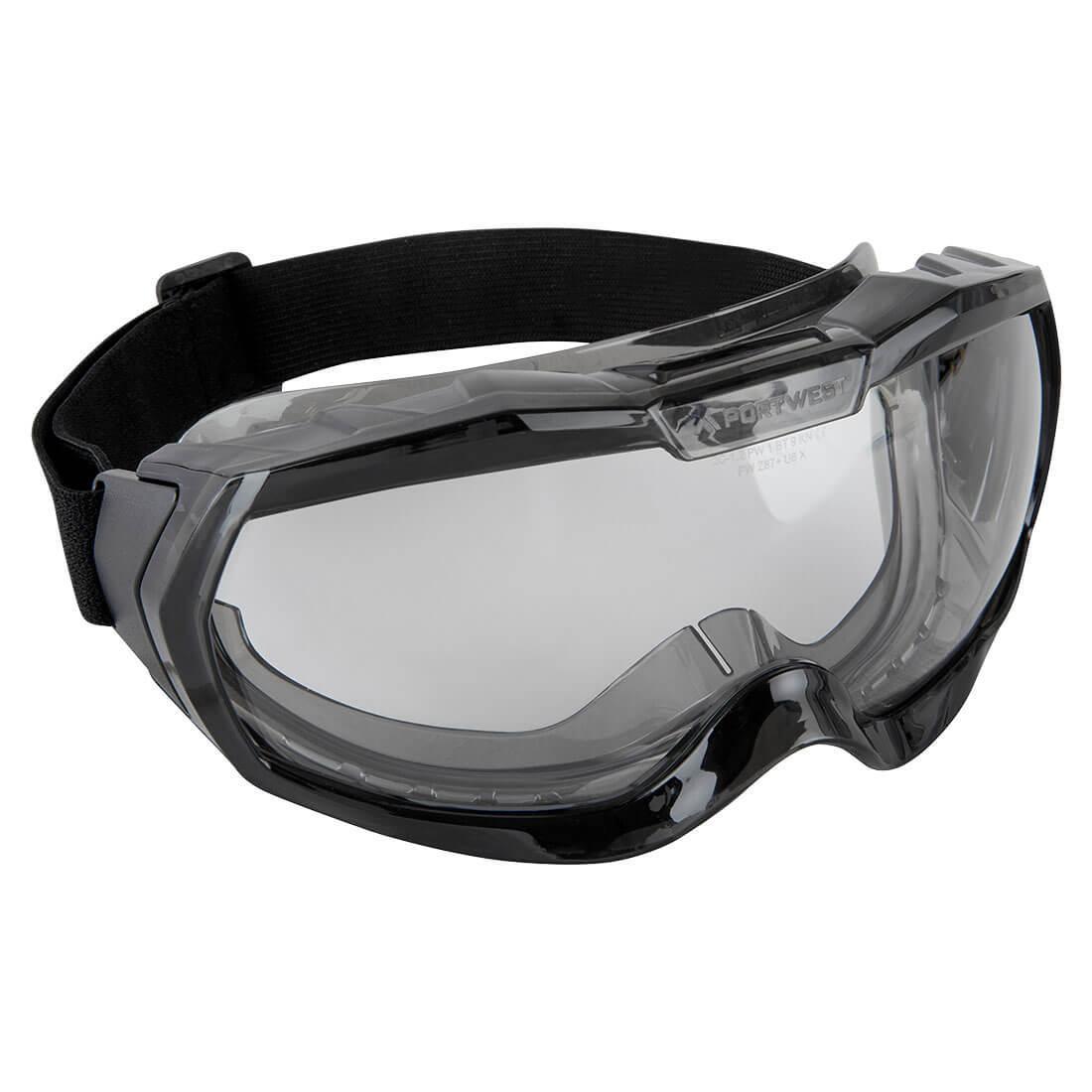 Portwest PS66CLR Ultra Safe Light Vented Goggles; KN Rated; Anti-Scratch; Anti-Fog; Clear (CL)