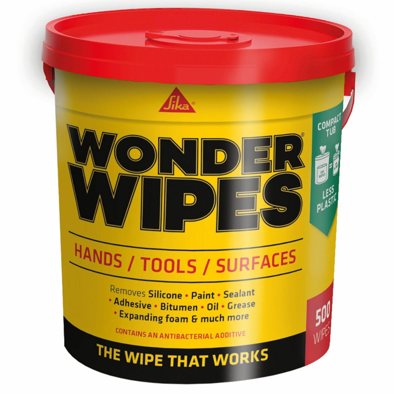 Sika Monster Wonder Wipes; Tub (500)