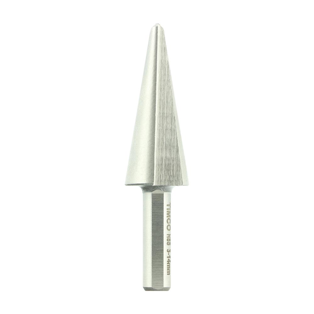 Timco CC314 Conecut Taper Drill; High Speed Steel Sheet & Tube Drill; 3mm - 14mm