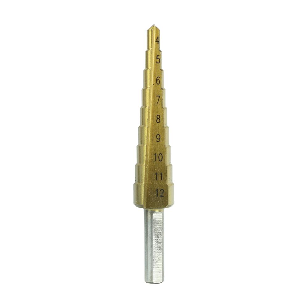 Timco SD412 Step Drill; 4mm - 12mm; 1mm Increments