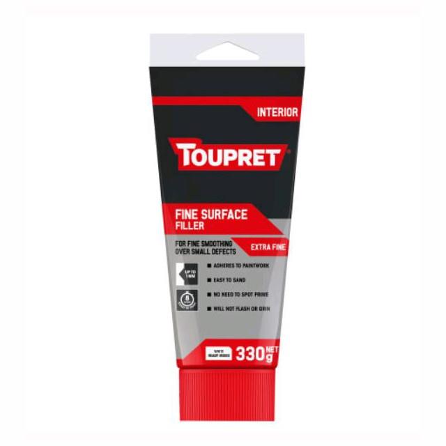 Toupret TTLIPTUBGB Fine Surface Filler; 330g Handy Tube