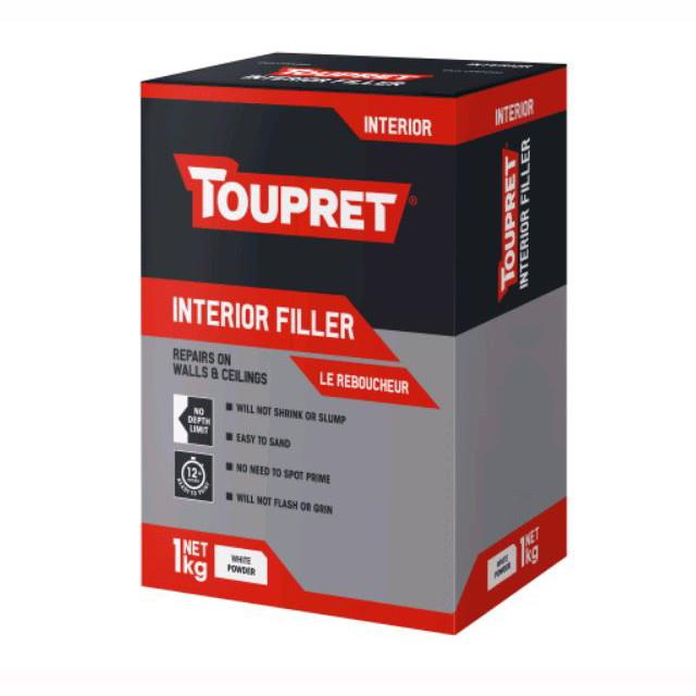 Toupret TTREB701GB Interior Filler Powder; 1Kg