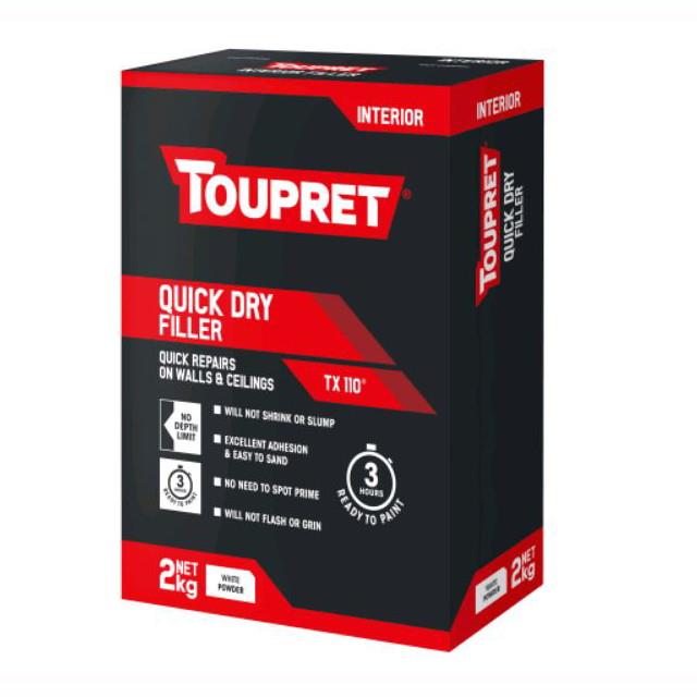 Toupret TTREB902GB Quick Dry Filler Powder; 2Kg