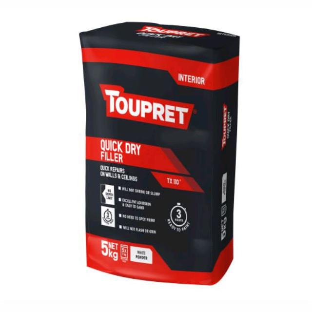 Toupret TTREB9051GB Quick Dry Filler Powder; 5Kg