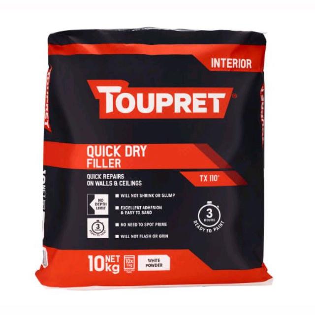 Toupret TTREB9101GB Quick Dry Filler Powder; 10Kg