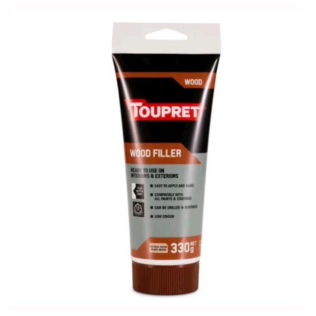 Toupret TTRPBOTUBGB Wood Filler; Ready To Use; Handy 330g Tube