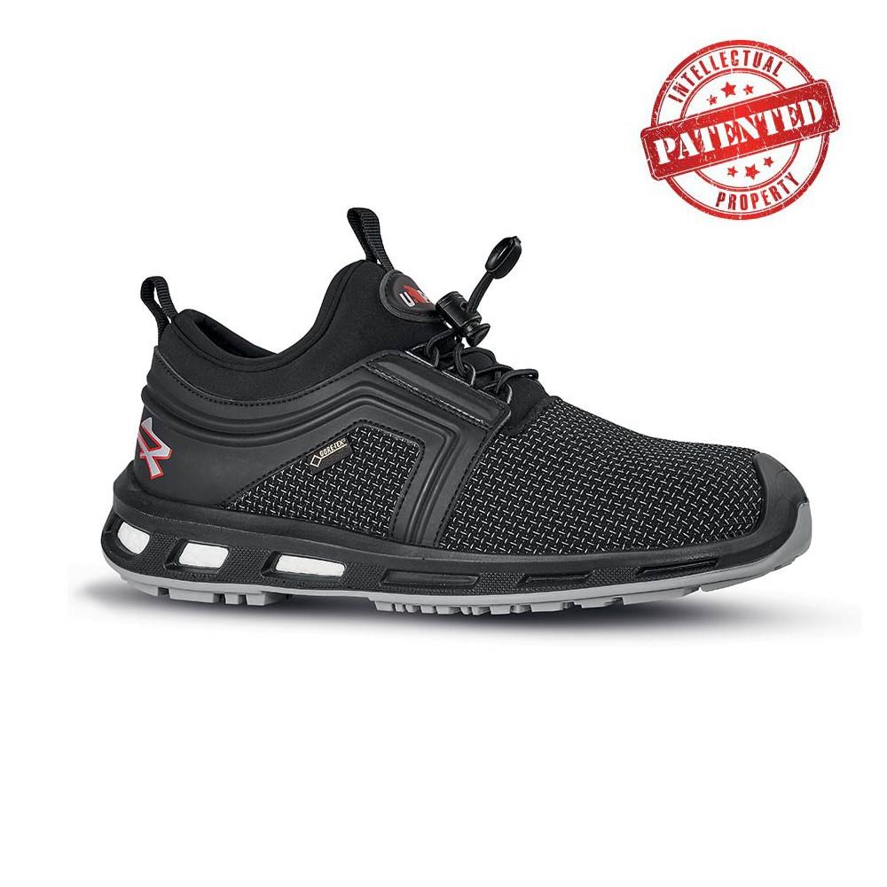 U-Power Red Lion Rocket Safety Trainer; EN ISO 20345:2011; S3 WR SRC CI; Black (BK); Size 9 (43)