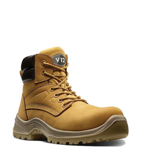 V12 V6420.01 Bobcat STS Derby Construction Site Boot; Honey (HY); Size 9 (43)