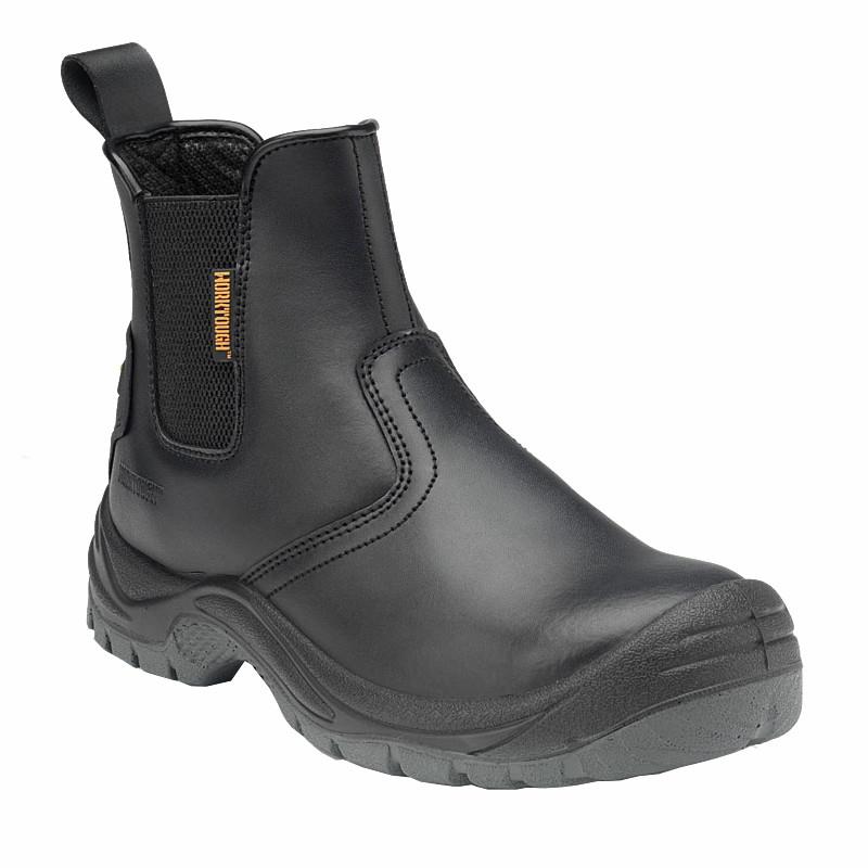 Worktough 812SM Safety Dealer Boots; Black (BK); Size 9 (43) - Kawstore