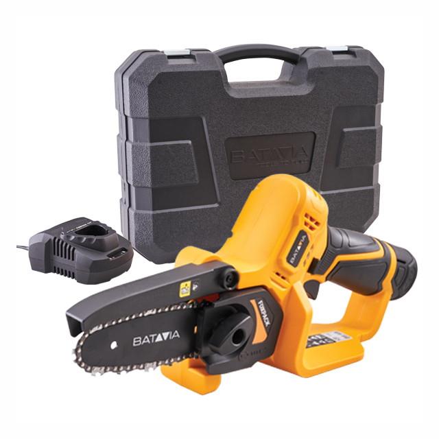 Batavia 7064635 12 Volt One-Handed Chainsaw; 2.0 Ah Li-Ion Battery & Charger