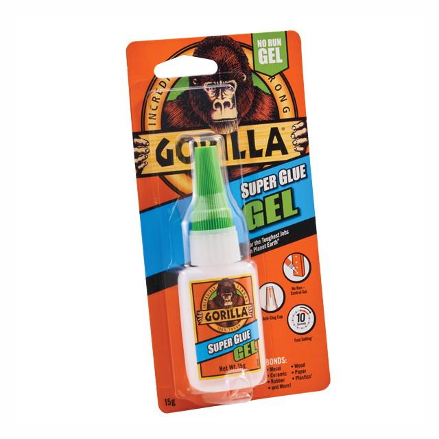 Gorilla Super Glue; No Run Control Gel; 15g