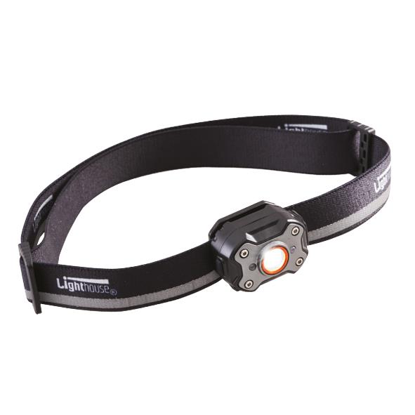 Lighthouse L/HEHEAD400R Elite Rechargeable Headlight Head Torch; 400 Lumens