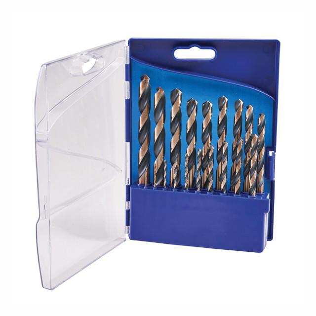 Faithfull FAI-M19PSET2 HSS Drill Bit Set; 19 Piece; 1.0 - 10.0mm