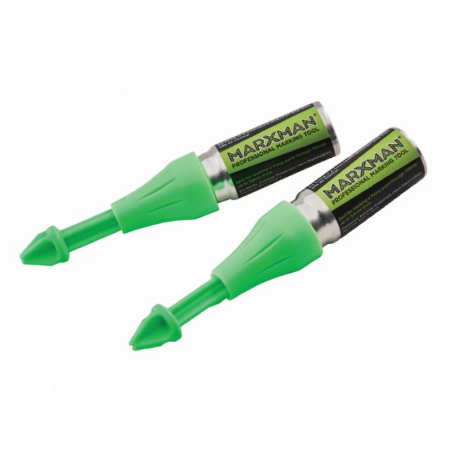 Marxman Standard Professional Marking Tool; Twin Pack; Green (GN); Green Cap Up To 45mm