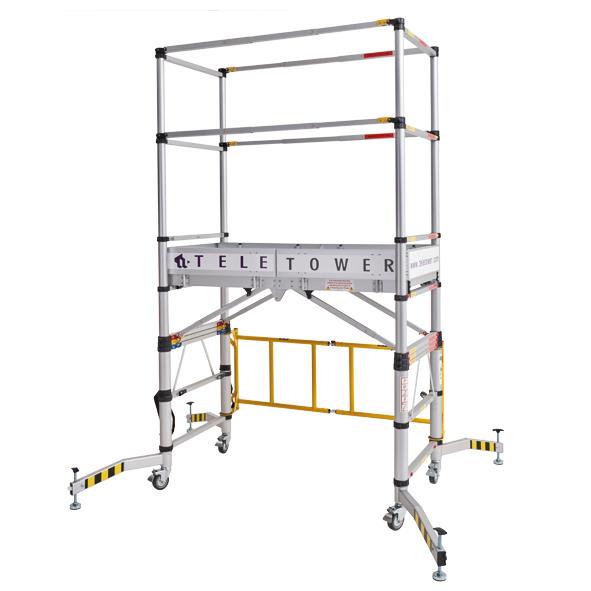 Zarges TT002 Teletower Aluminium Telescopic Scaffold Tower With Toeboards