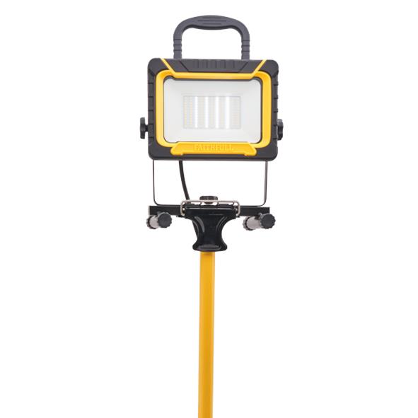 Faithfull FPPSLT45D Safety LED Site Light; Single Tripod; 45 Watt; 4500 Lumen; 240 Volt