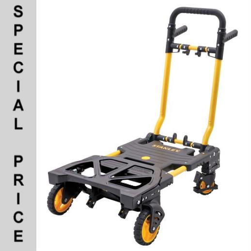 Stanley SXWT-FT586 Folding Handtruck; 2 In 1 Sack Truck & Trolley