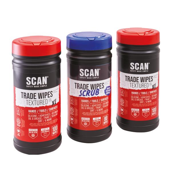 Scan SCACWTS3P Tradewipes Triple Pack