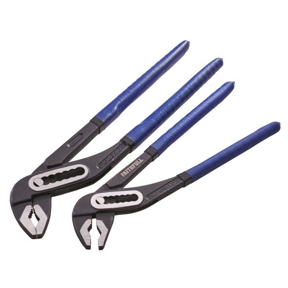 Faithfull PLWPTWIN Water Pump Pliers; Slip Joint; Twin Pack (1 Each 10